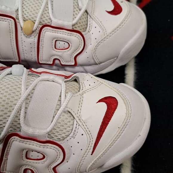 %Size 10.5 Men 2021 Nike Air More Uptempo \'96 White Varsity Red A 11 main image 5